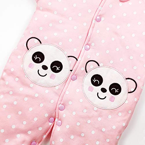 Bebé Niñas Traje de Nieve Set Peleles con Capucha Footies Conjunto de Ropa Invierno Muchachos Caricatura Mameluco, Panda 3-6 Meses Bebé Niñas Traje de Nieve Set Peleles con Capucha Footies Conjunto de Ropa Invierno Muchachos Caricatura Mameluco, Panda 3-6 Meses
