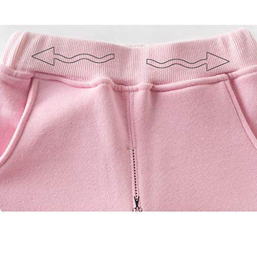 Bebé Sudaderas y Pantalones Conjuntos de Ropa Chándales para Niños Niñas Manga Larga Camisetas Pantalone Arco Iris Rosado 12-24 Meses