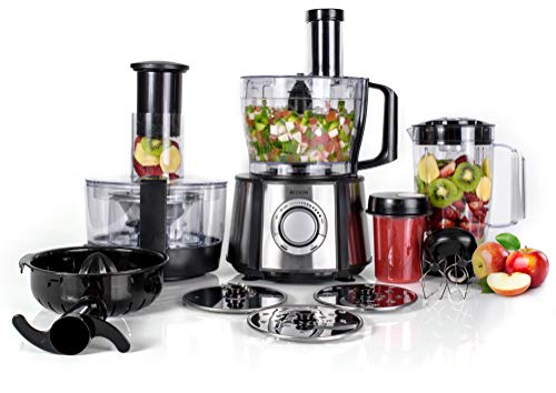 Becken 5785775 Processador De Alimentos, 0 W, 1.5 litros, INOX e Plástico, Negro y Acero Inoxidable