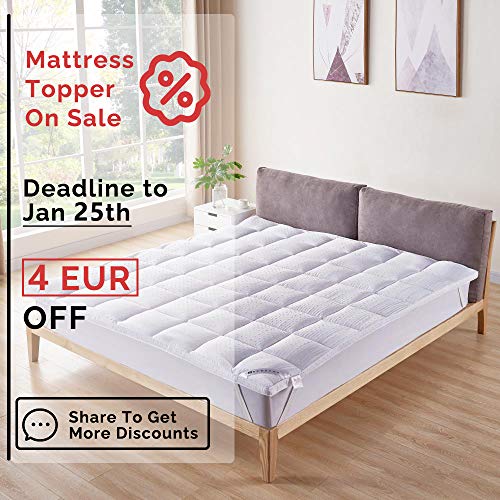 Bedecor - 4pcs(Extender 30-120 cm) Sujetadores de Hojas,Sujetadores de Tirantes Ajustables para sábanas o sofás,Blanco Bedecor - 4pcs(Extender 30-120 cm) Sujetadores de Hojas,Sujetadores de Tirantes Ajustables para sábanas o sofás,Blanco