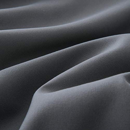 Bedsure Funda Almohada 70x40 cm de Microfibra - Juego de 2 Fundas Almohadas 40x70 Transpirable Suave Antiarrugas - Gris Oscuro, sin Cremallera,2 Unidades Bedsure Funda Almohada 70x40 cm de Microfibra - Juego de 2 Fundas Almohadas 40x70 Transpirable Suave Antiarrugas - Gris Oscuro, sin Cremallera,2 Unidades