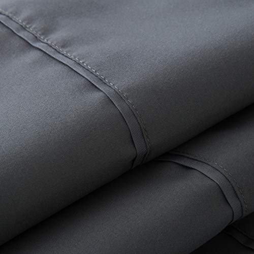 Bedsure Funda Almohada 70x40 cm de Microfibra - Juego de 2 Fundas Almohadas 40x70 Transpirable Suave Antiarrugas - Gris Oscuro, sin Cremallera,2 Unidades Bedsure Funda Almohada 70x40 cm de Microfibra - Juego de 2 Fundas Almohadas 40x70 Transpirable Suave Antiarrugas - Gris Oscuro, sin Cremallera,2 Unidades