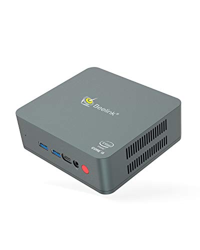 Beelink U57 Mini PC Windows 10, Intel Core i5-5257U Procesador (hasta 3.10GHz), Mini Computadora de Escritorio con 8G RAM+ 256G SSD/Dual HDMI/Dual WiFi/Tipo C/Gigabit Ethernet/BT 4.0 Beelink U57 Mini PC Windows 10, Intel Core i5-5257U Procesador (hasta 3.10GHz), Mini Computadora de Escritorio con 8G RAM+ 256G SSD/Dual HDMI/Dual WiFi/Tipo C/Gigabit Ethernet/BT 4.0