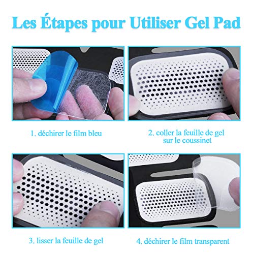 Beetest ES 30 UNIDS Reutilizable Reemplazable Hidrogel Gel Pad para ABS Máquina de Entrenamiento EMS Estimulador Abdominal Muscular Beetest ES 30 UNIDS Reutilizable Reemplazable Hidrogel Gel Pad para ABS Máquina de Entrenamiento EMS Estimulador Abdominal Muscular