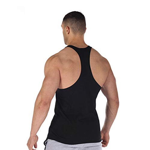 Befox Camiseta Deportiva De Tirantes para Hombre con Texto NO Pain NO Gain Befox Camiseta Deportiva De Tirantes para Hombre con Texto NO Pain NO Gain