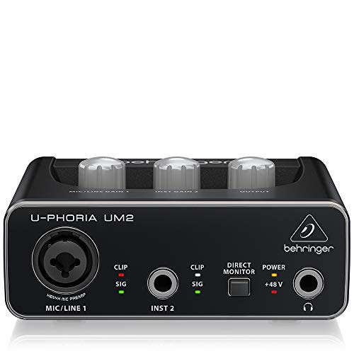 Behringer U-PHORIA UM2 Equipos de música adicionales Negro Behringer U-PHORIA UM2 Equipos de música adicionales Negro