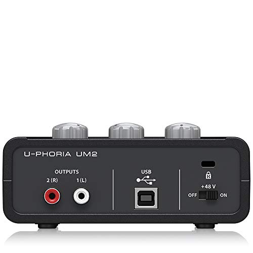 Behringer U-PHORIA UM2 Equipos de música adicionales Negro Behringer U-PHORIA UM2 Equipos de música adicionales Negro
