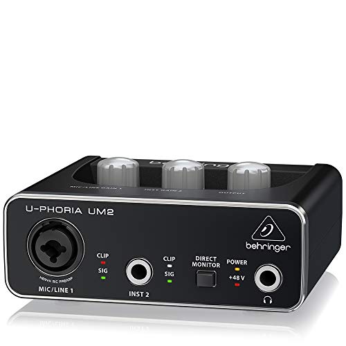 Behringer U-PHORIA UM2 Equipos de música adicionales Negro Behringer U-PHORIA UM2 Equipos de música adicionales Negro
