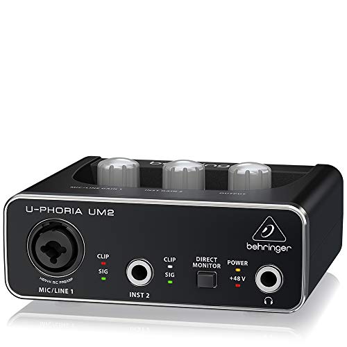 Behringer U-PHORIA UM2 Equipos de música adicionales Negro