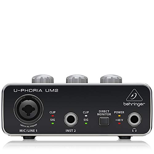 Behringer U-PHORIA UM2 Equipos de música adicionales Negro Behringer U-PHORIA UM2 Equipos de música adicionales Negro