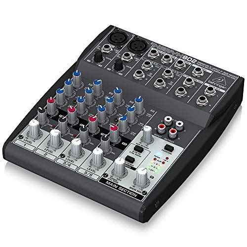 Behringer XENYX 802 color negro - Mezclador para DJ