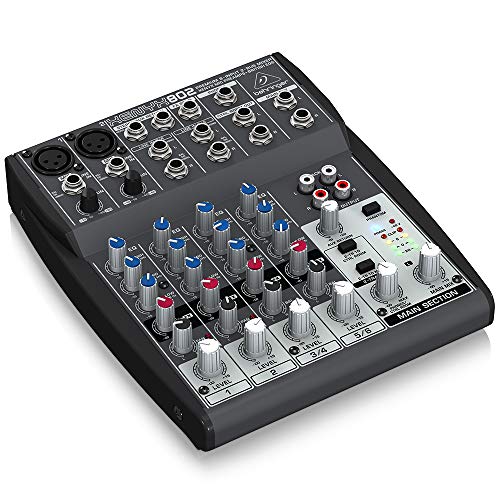 Behringer XENYX 802 color negro - Mezclador para DJ