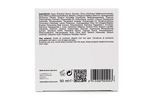 Bella Aurora B7 Crema Facial Anti-manchas Cara | Hidratante Facial | Despigmentante | Anti-Edad para Piel Mixta o Grasa SPF 20, 50 ml Bella Aurora B7 Crema Facial Anti-manchas Cara | Hidratante Facial | Despigmentante | Anti-Edad para Piel Mixta o Grasa SPF 20, 50 ml