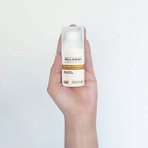 Bella Aurora Crema Facial con Color y Protección Solar 50+ Anti-Manchas para Piel Normal o Seca, Tono Claro 30 ml (4096200) Bella Aurora Crema Facial con Color y Protección Solar 50+ Anti-Manchas para Piel Normal o Seca, Tono Claro 30 ml (4096200)