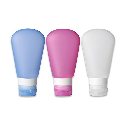 Bello Luna 3 Unids Botellas de Viaje Recipientes de Viaje Rellenables de Silicona a Prueba de Fugas Cosméticos Envase de Tocador para Champú Loción Gel de Ducha Bello Luna 3 Unids Botellas de Viaje Recipientes de Viaje Rellenables de Silicona a Prueba de Fugas Cosméticos Envase de Tocador para Champú Loción Gel de Ducha