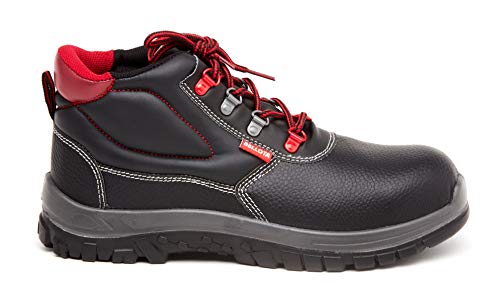 Bellota 7230043S3 Botas de trabajo de piel para hombre o mujer, Negro, 43 Bellota 7230043S3 Botas de trabajo de piel para hombre o mujer, Negro, 43