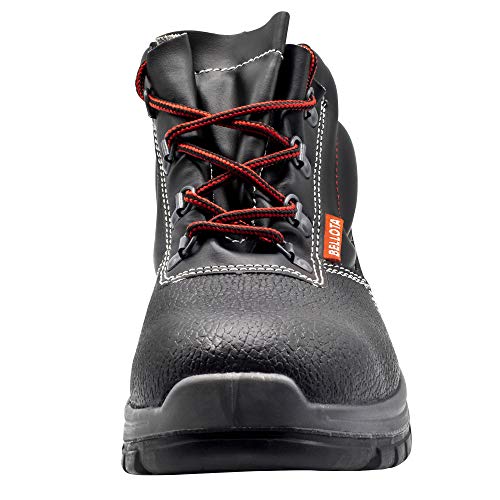 Bellota 7230043S3 Botas de trabajo de piel para hombre o mujer, Negro, 43 Bellota 7230043S3 Botas de trabajo de piel para hombre o mujer, Negro, 43