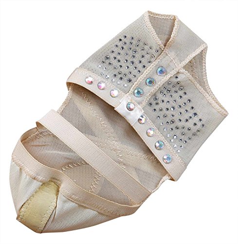 BELLYQUEEN Almohadillas Ballet Protector Pie Zapatillas Danza Cojín de Dedos - Beige XL 39-40