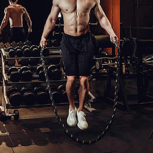 BELTI Heavy Jump Rope Skipping Rope Workout Battle Ropes para Hombres y Mujeres