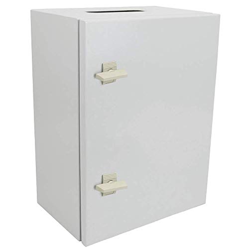 BeMatik - Caja de distribución eléctrica metálica con protección IP65 para fijación a Pared 700x500x200mm BeMatik - Caja de distribución eléctrica metálica con protección IP65 para fijación a Pared 700x500x200mm
