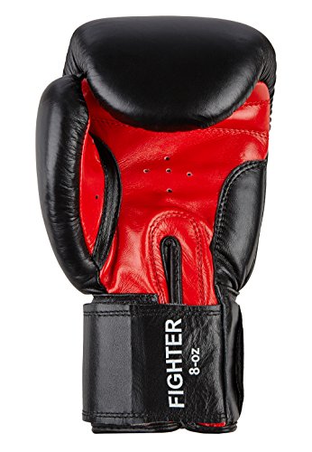 Ben Lee Fighter Guantes de Boxeo, Unisex Adulto, Negro, 8 oz Ben Lee Fighter Guantes de Boxeo, Unisex Adulto, Negro, 8 oz