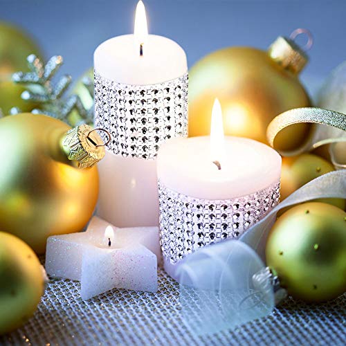 BENECREAT 9.14m Diamante espumoso Brillante Rollo de Cinta de Malla de Diamantes de Imitacion para Manualidades, Decoraciones para Eventos, Pastel de Bodas, Cumpleanos, 12cm, 24 Fila (Plata) BENECREAT 9.14m Diamante espumoso Brillante Rollo de Cinta de Malla de Diamantes de Imitacion para Manualidades, Decoraciones para Eventos, Pastel de Bodas, Cumpleanos, 12cm, 24 Fila (Plata)