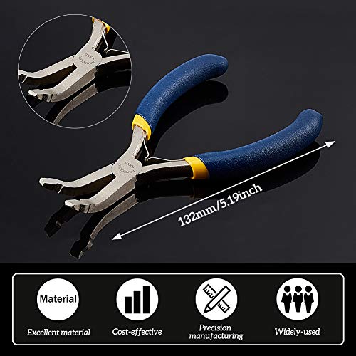 BENECREAT Alicate para Engarzar Joyas Alicates para Joyería de Crimpado de Cuentas para Cerrar los Tubos de Microperlas BENECREAT Alicate para Engarzar Joyas Alicates para Joyería de Crimpado de Cuentas para Cerrar los Tubos de Microperlas