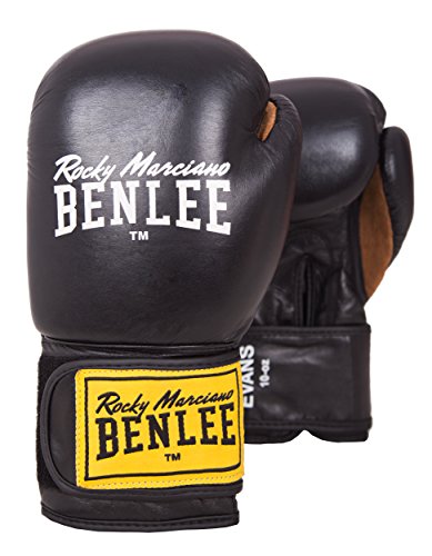 Benlee Rocky Marciano Evans Guantes de Boxeo, Negro, 14 oz