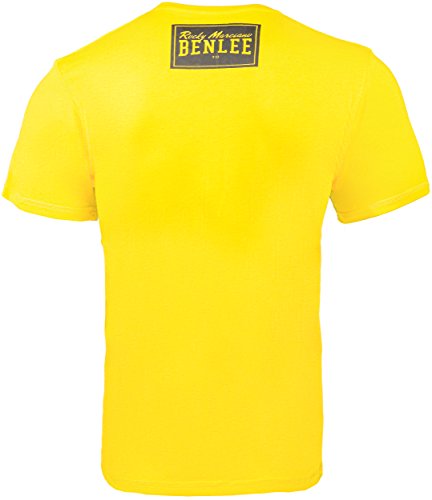 BenLee Rocky Marciano Promo Shortsleeve Logo Camisa, Hombre, Amarillo, L