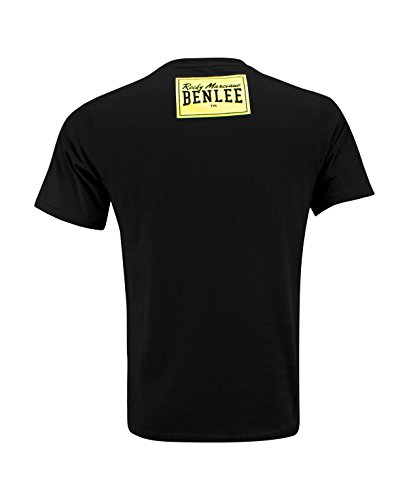 BenLee Rocky Marciano Promo Shortsleeve Logo Camisa, Hombre, Negro, L