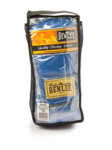 Benlee Rocky Marciano Rodney - Guante de boxeo (PVC), color azul/negro, talla 10
