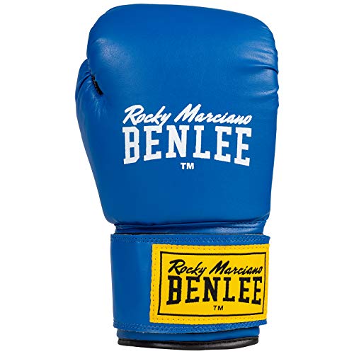 Benlee Rocky Marciano Rodney - Guante de boxeo (PVC), color azul/negro, talla 10