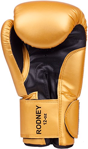 Benlee Rocky Marciano Rodney - Guante de boxeo (PVC), color dorado, talla 14