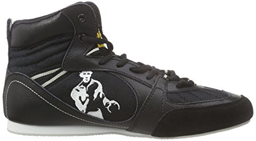 BenLee Rocky Marciano The Rock - Botas de boxeo para hombre, black/concrete grey, EU 45