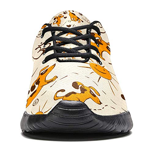 Bennigiry Deportes Perro Yoga Sun Health Athletic Trainers Zapatillas Ligeras Calzado Deportivo para Mujer