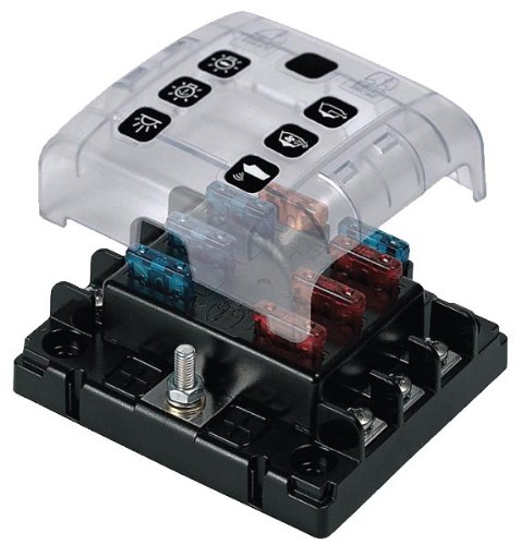 BEP Marine ATC-6W Caja 6 Fusibles Y Terminales Tornillo, Náutica BEP Marine ATC-6W Caja 6 Fusibles Y Terminales Tornillo, Náutica