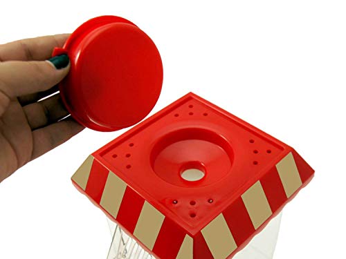 Beper srl BT.651Y Maquina para Palomitas, ABS, Rosso/Oro