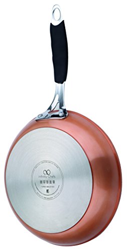 Bergner Infinity Chef Grill de inducción, Aluminio Forjado, Marrón, 28 cm