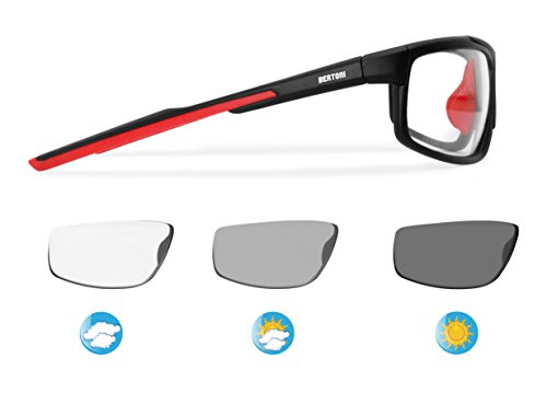 Bertoni F180C - Gafas Deportivas Fotocromáticas Envolventes a Prueba de Viento, para Ciclismo, Golf, Carreras, Esqui Bertoni F180C - Gafas Deportivas Fotocromáticas Envolventes a Prueba de Viento, para Ciclismo, Golf, Carreras, Esqui