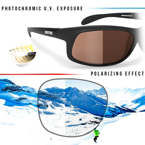 Bertoni Gafas Deportivas Fotocromaticas Polarizadas Envolventes a Prueba de Viento de Pesca Nautica Esqui Carrera en TPX flotante – P545FT Italy (Fotocromáticas Polarizadas Marrón) Bertoni Gafas Deportivas Fotocromaticas Polarizadas Envolventes a Prueba de Viento de Pesca Nautica Esqui Carrera en TPX flotante – P545FT Italy (Fotocromáticas Polarizadas Marrón)
