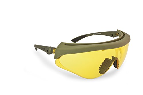 BERTONI Gafas Protectoras Balisticas de Tiro Polígono Caza Softair - Lente 2.8mm Anti-Vaho - Inclinaciòn de la Lente Ajustable - AF869 Italy (Lente Amarilla) BERTONI Gafas Protectoras Balisticas de Tiro Polígono Caza Softair - Lente 2.8mm Anti-Vaho - Inclinaciòn de la Lente Ajustable - AF869 Italy (Lente Amarilla)