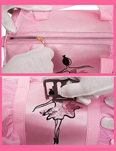 besbomig Bolsas de Baile para niñas Bandolera Diseño de Princesa cilíndrico,Rosado, Bolsa Niños Lindos Bordado Mochila Regalo de Cumpleaños besbomig Bolsas de Baile para niñas Bandolera Diseño de Princesa cilíndrico,Rosado, Bolsa Niños Lindos Bordado Mochila Regalo de Cumpleaños