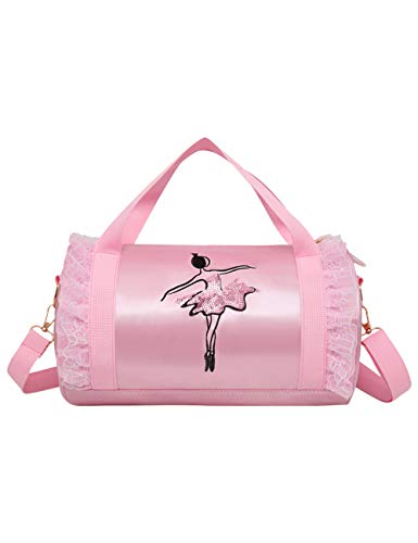 besbomig Bolsas de Baile para niñas Bandolera Diseño de Princesa cilíndrico,Rosado, Bolsa Niños Lindos Bordado Mochila Regalo de Cumpleaños besbomig Bolsas de Baile para niñas Bandolera Diseño de Princesa cilíndrico,Rosado, Bolsa Niños Lindos Bordado Mochila Regalo de Cumpleaños