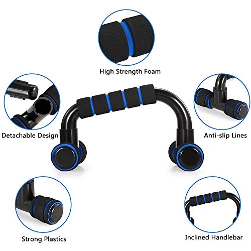 BESLIME Push Up Bars Soporte Empuje hacia Arriba Barra con Manija de Espuma para, Gimnasio en casa Empuje hacia Arriba Barras de Soporte Ejercicio de Entrenamiento de Brazos BESLIME Push Up Bars Soporte Empuje hacia Arriba Barra con Manija de Espuma para, Gimnasio en casa Empuje hacia Arriba Barras de Soporte Ejercicio de Entrenamiento de Brazos