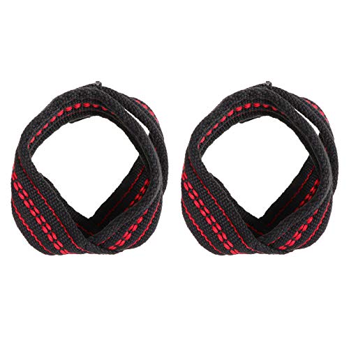 BESPORTBLE 1 par de Correas de Elevación en Forma de 8 para Muñequeras de Levantamiento de Pesas para Hombres Mujeres Correas de Peso Muerto (M) BESPORTBLE 1 par de Correas de Elevación en Forma de 8 para Muñequeras de Levantamiento de Pesas para Hombres Mujeres Correas de Peso Muerto (M)