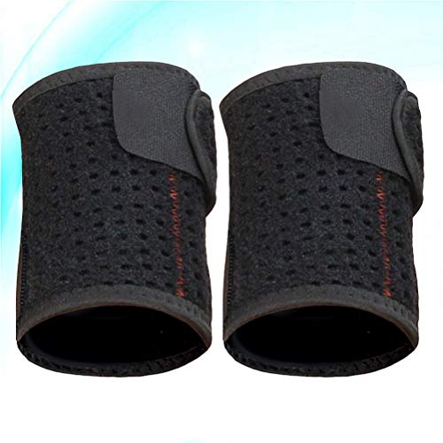 BESPORTBLE 2 Piezas Soporte de Muñeca Deportivo Muñequera Envoltura Compresión Manga Muñeca Pulsera para Tenis Gimnasio Entrenamiento Físico Tendinitis Baloncesto Levantamiento de Pesas