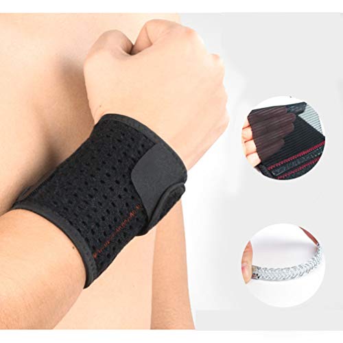 BESPORTBLE 2 Piezas Soporte de Muñeca Deportivo Muñequera Envoltura Compresión Manga Muñeca Pulsera para Tenis Gimnasio Entrenamiento Físico Tendinitis Baloncesto Levantamiento de Pesas