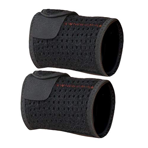 BESPORTBLE 2 Piezas Soporte de Muñeca Deportivo Muñequera Envoltura Compresión Manga Muñeca Pulsera para Tenis Gimnasio Entrenamiento Físico Tendinitis Baloncesto Levantamiento de Pesas