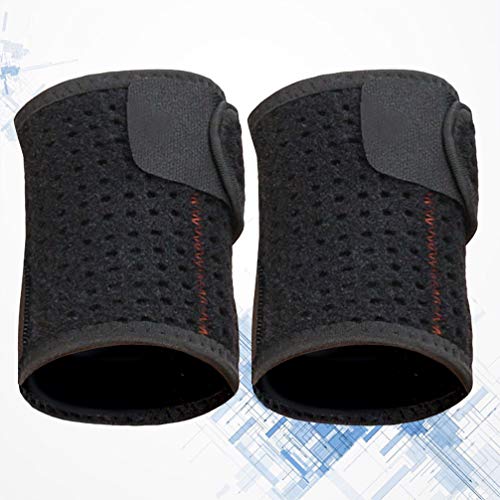 BESPORTBLE 2 Piezas Soporte de Muñeca Deportivo Muñequera Envoltura Compresión Manga Muñeca Pulsera para Tenis Gimnasio Entrenamiento Físico Tendinitis Baloncesto Levantamiento de Pesas