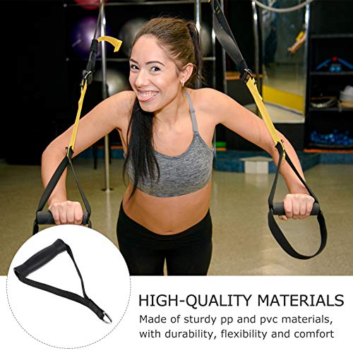 BESPORTBLE 2 Uds Manijas de Tracción Bandas de Resistencia Mangos de Espuma Equipo de Fitness de Repuesto Compatible con Bandas de Resistencia Máquina de Remo Máquina de Pilates BESPORTBLE 2 Uds Manijas de Tracción Bandas de Resistencia Mangos de Espuma Equipo de Fitness de Repuesto Compatible con Bandas de Resistencia Máquina de Remo Máquina de Pilates